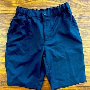 Bundle of 3 EUC French Toast uniform performance boys shorts size 16. Navy
